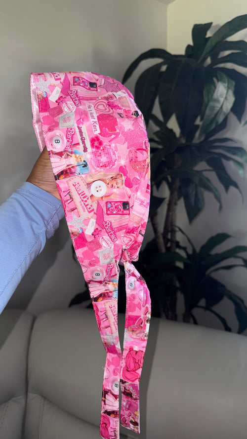 Barbie Scrub Caps