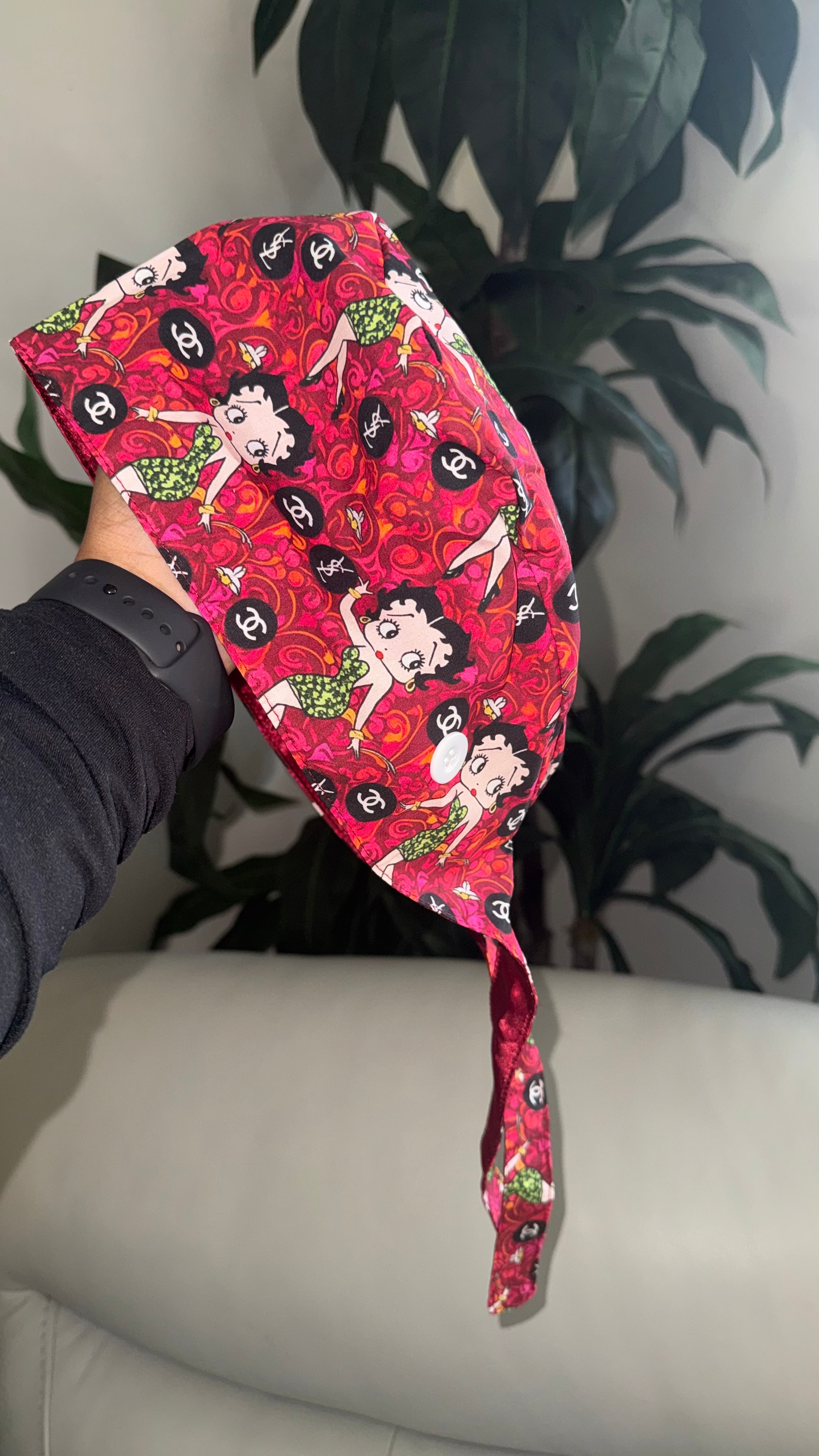 Betty Boop Scrub Caps