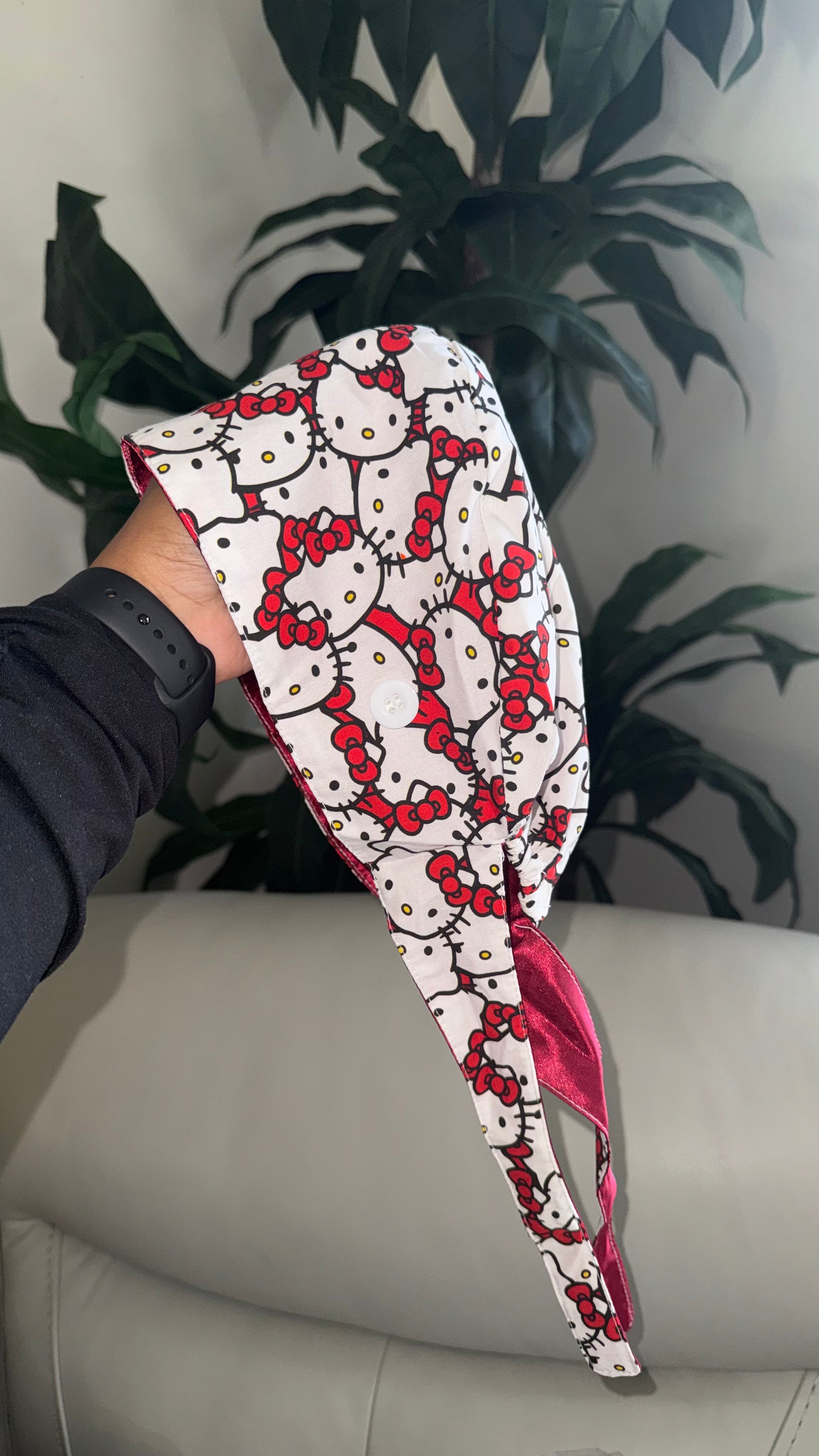 Hello Kitty Scrub Caps