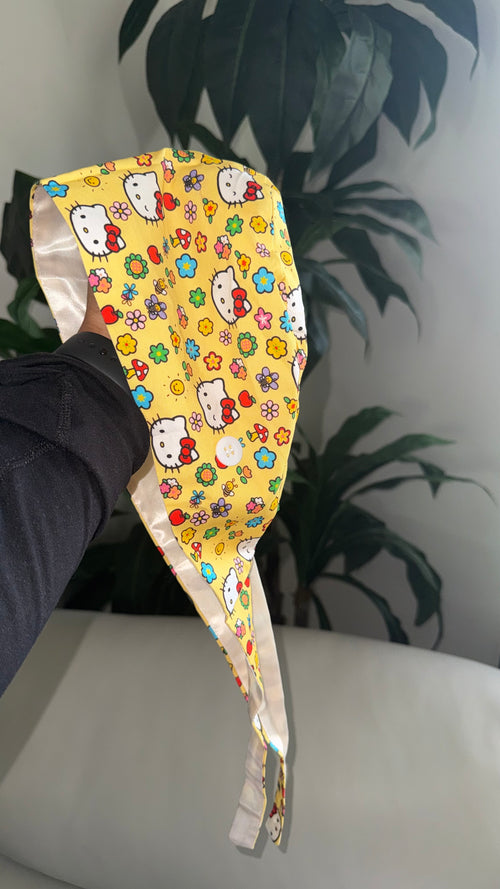 Hello Kitty Scrub Caps